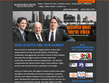 Tablet Screenshot of karnsandkarns.com